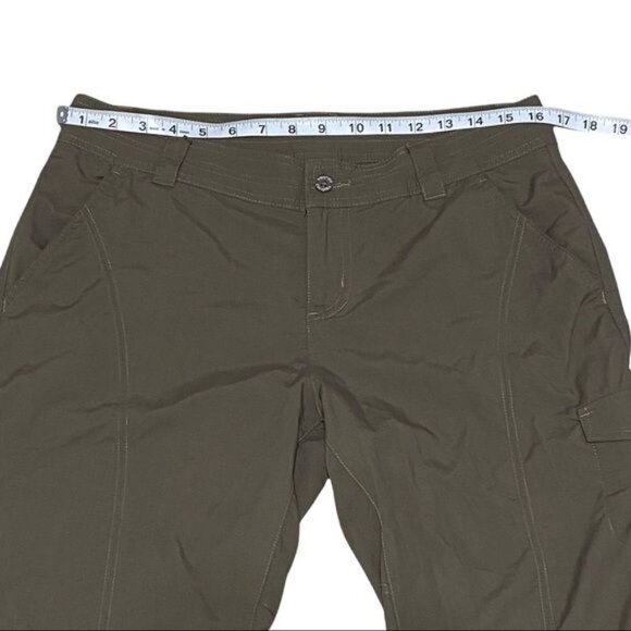 Columbia Green Fishing Nylon Bermudas Size 10 - Picture 3 of 8